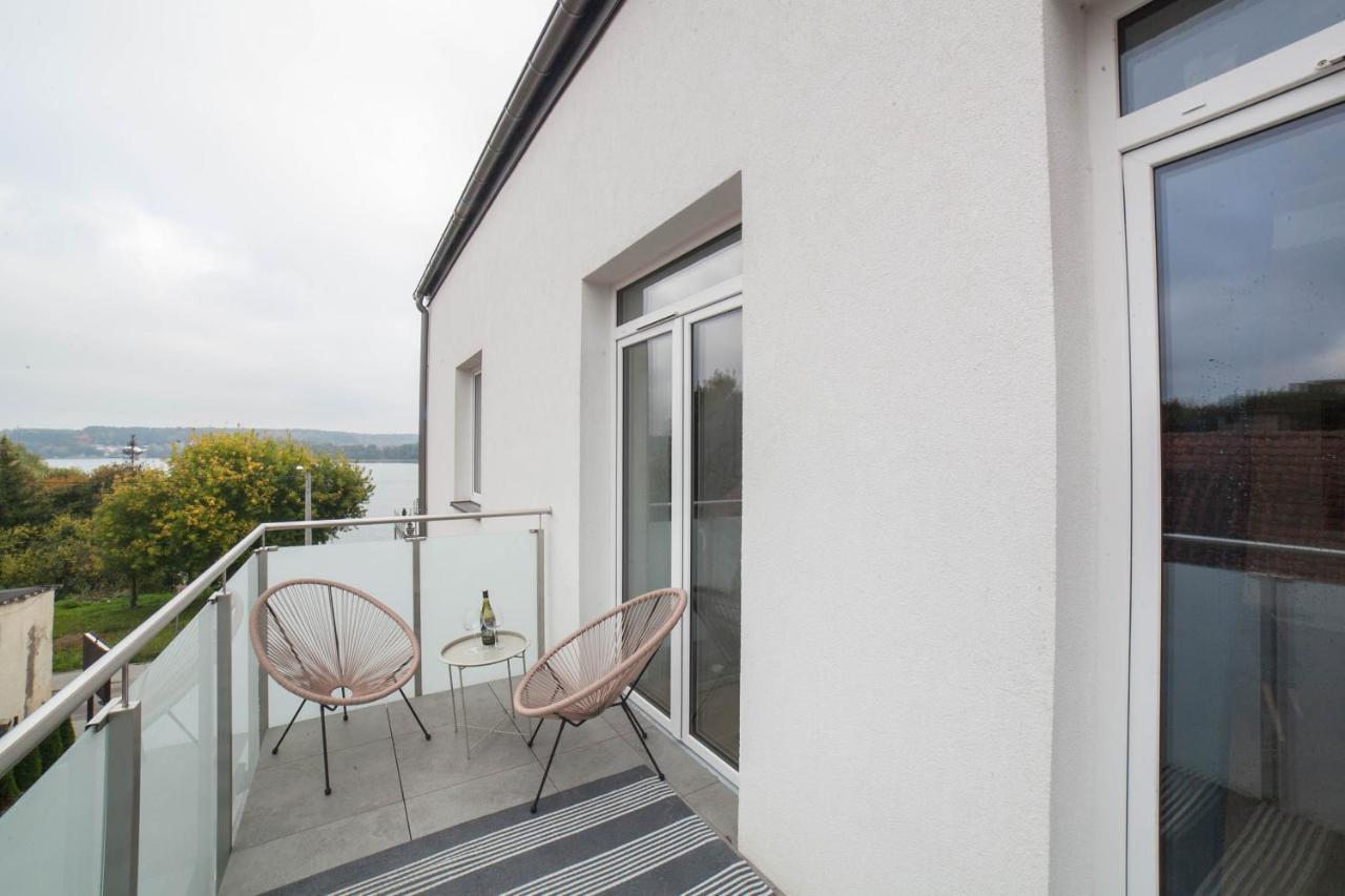Mragowo Dwupoziomowy Apartament Indygo 85M2 Z Widokiem Na Jezioro Exterior photo
